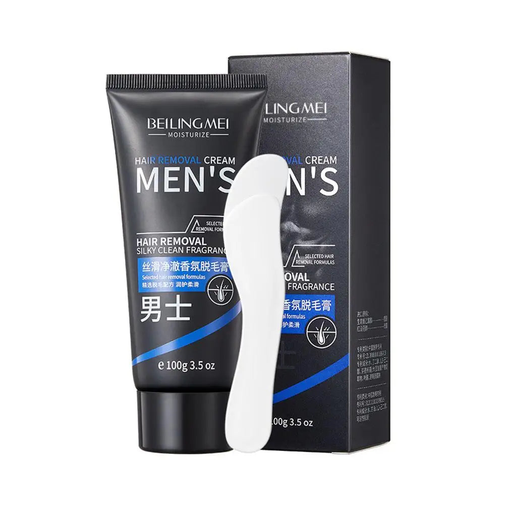 Crema Depilatoria para Hombres y Mujeres, Sin Dolor, Suave y Refrescante, Remodelando la Confianza, Disfruta de una Piel Sedosa 60ml/100g
