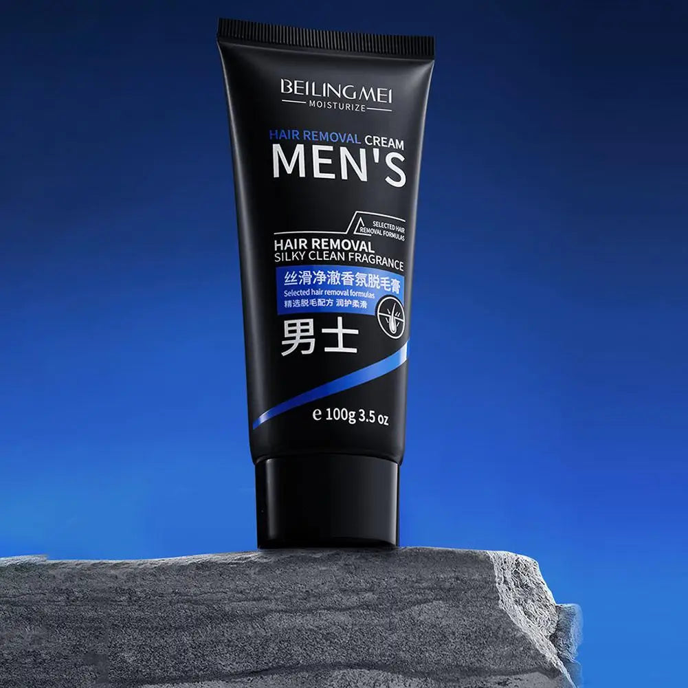 Crema Depilatoria para Hombres y Mujeres, Sin Dolor, Suave y Refrescante, Remodelando la Confianza, Disfruta de una Piel Sedosa 60ml/100g