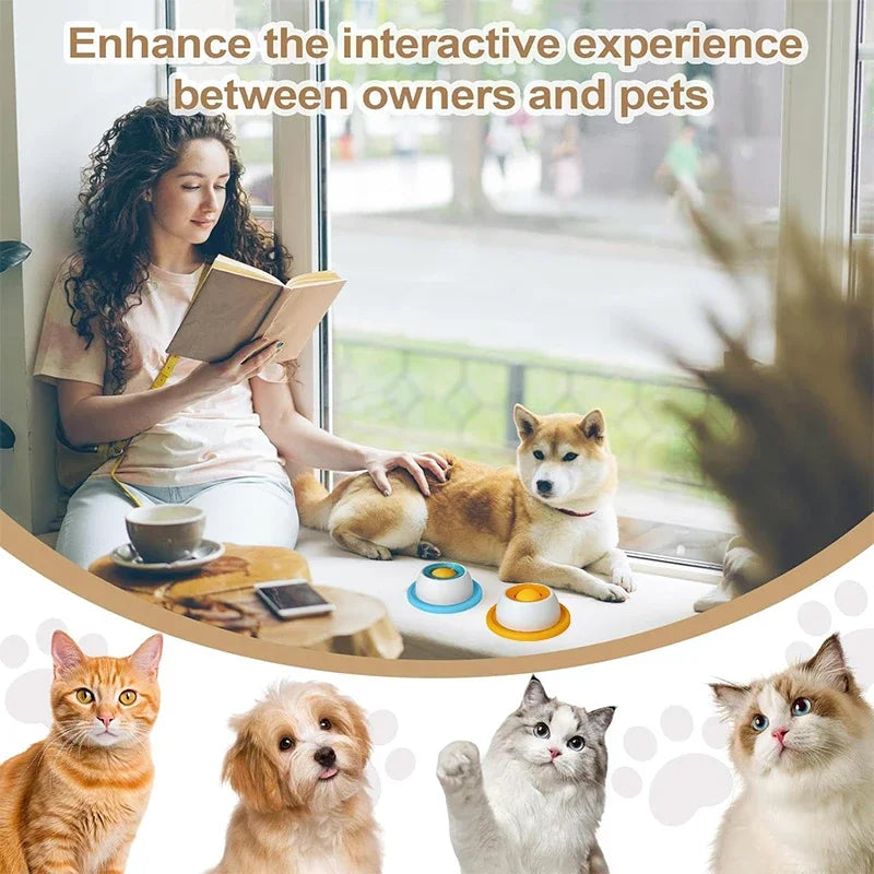 Comedero Lento 3 en 1 para Perros y Gatos | Lick Mat con Base Antideslizante y Juguete de Estimulación Mental para Cachorros | Dispensador de Comida y Cuidado Dental