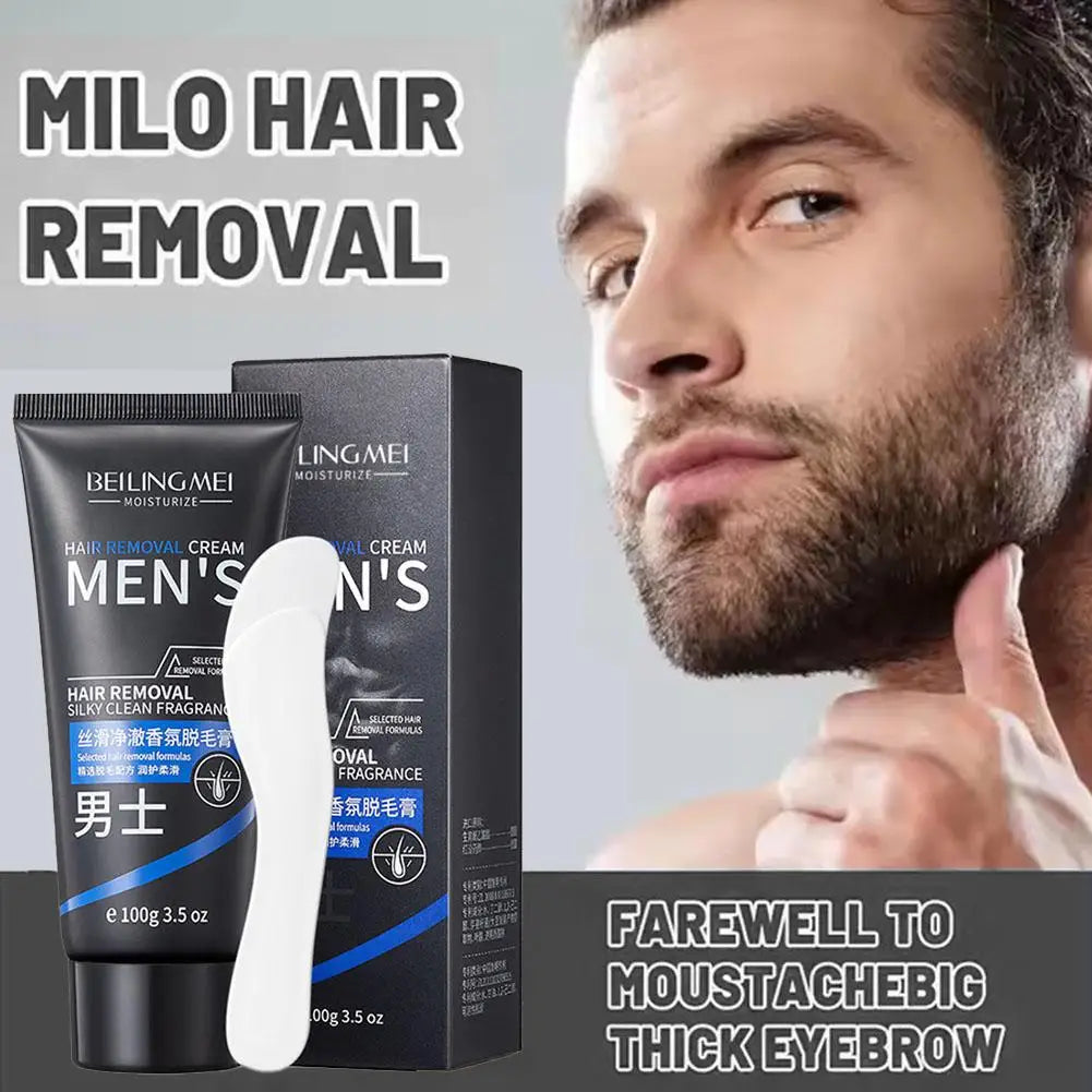 Crema Depilatoria para Hombres y Mujeres, Sin Dolor, Suave y Refrescante, Remodelando la Confianza, Disfruta de una Piel Sedosa 60ml/100g