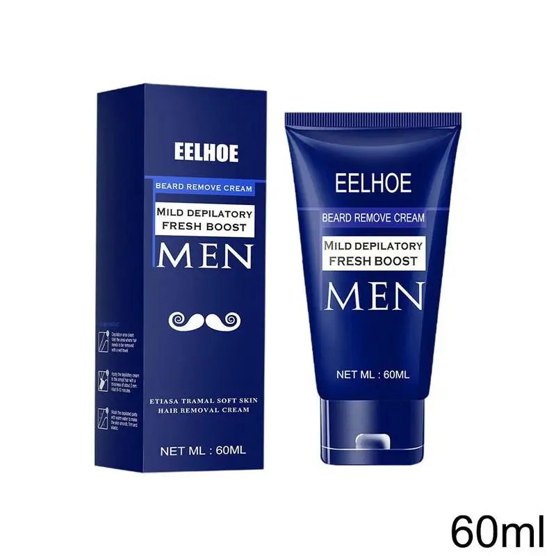 Crema Depilatoria para Hombres y Mujeres, Sin Dolor, Suave y Refrescante, Remodelando la Confianza, Disfruta de una Piel Sedosa 60ml/100g