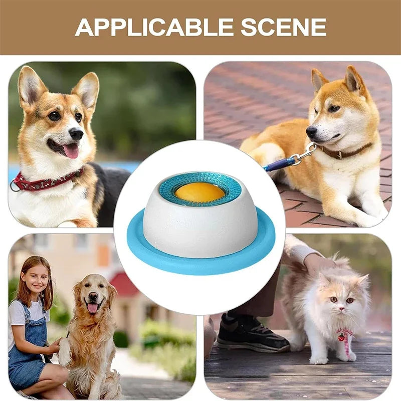 Comedero Lento 3 en 1 para Perros y Gatos | Lick Mat con Base Antideslizante y Juguete de Estimulación Mental para Cachorros | Dispensador de Comida y Cuidado Dental