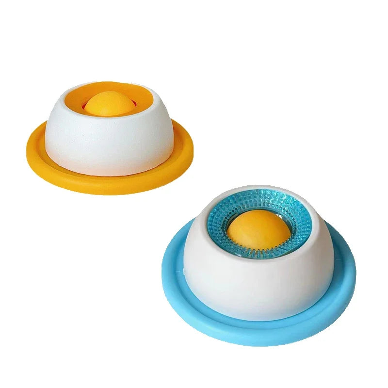 Comedero Lento 3 en 1 para Perros y Gatos | Lick Mat con Base Antideslizante y Juguete de Estimulación Mental para Cachorros | Dispensador de Comida y Cuidado Dental