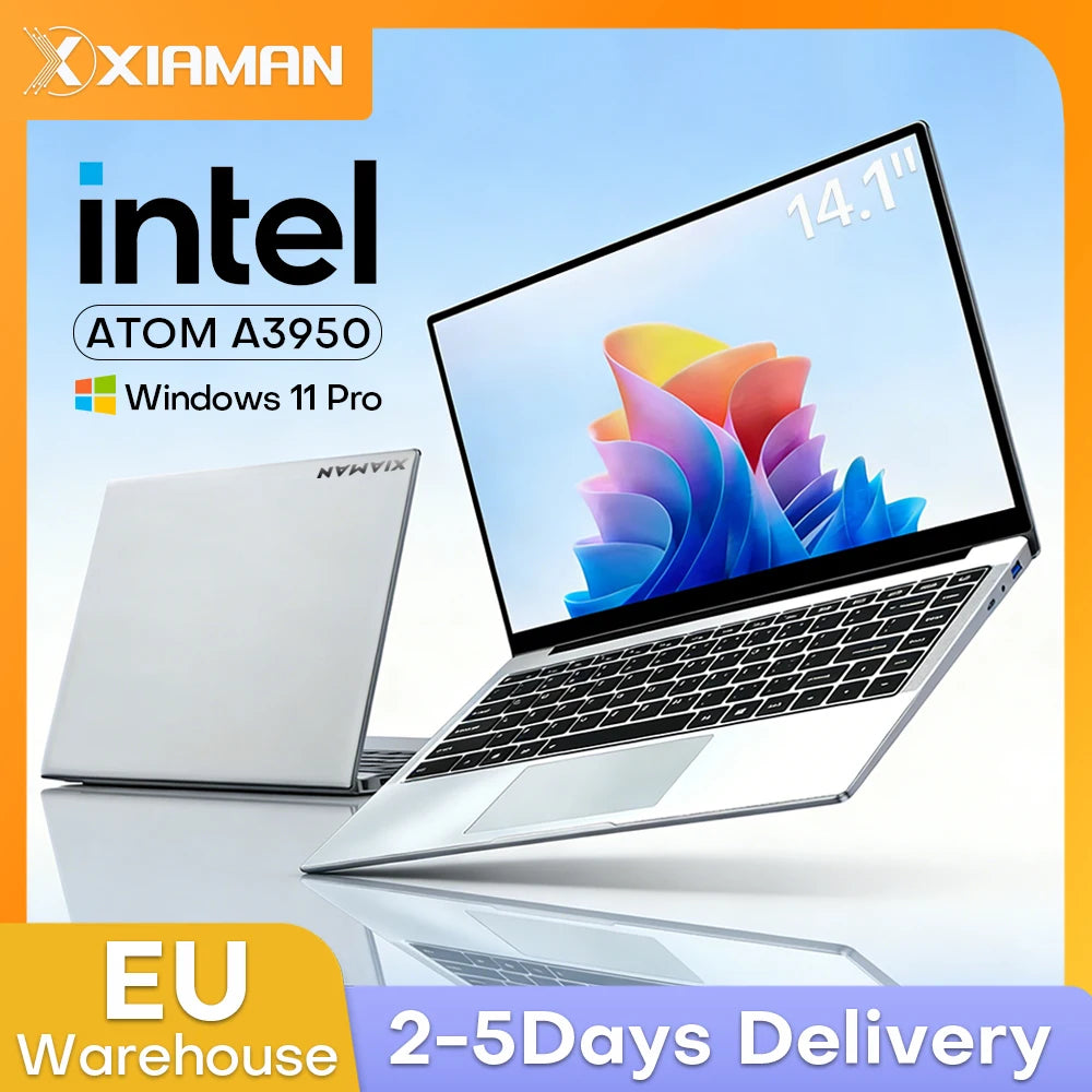Portátil Xiaman 14.1" - Eficiencia y Estilo para el Día a