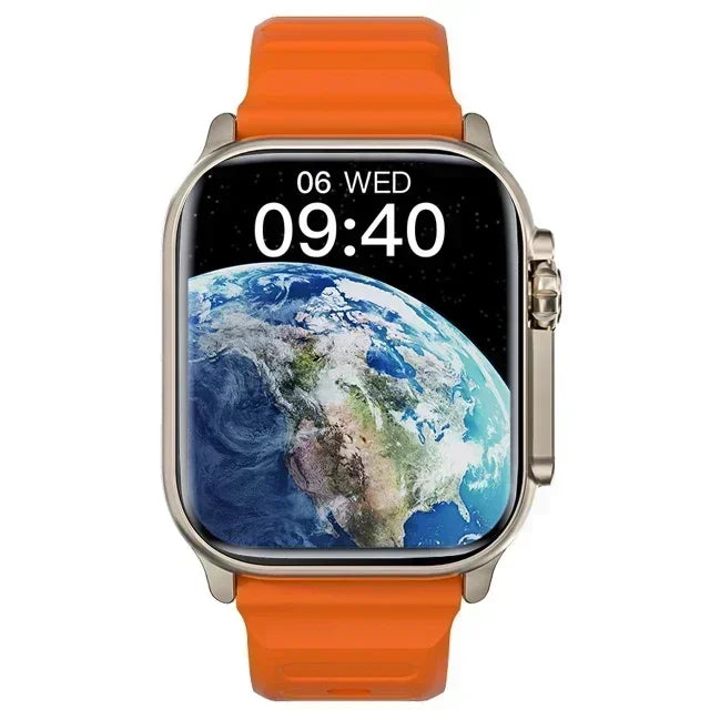 Watch 9 Ultra Smart Watch Men Women 49mm Series 9 AMOLED Screen NFC Compass Bluetooth Call 2.2 Inch Wireless Fitness Watch